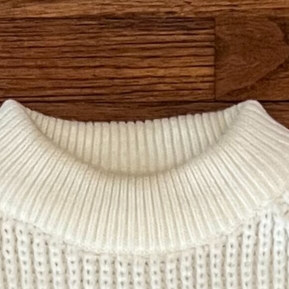 Vintage Beige and Mustard Sweater - Picture 2 of 3